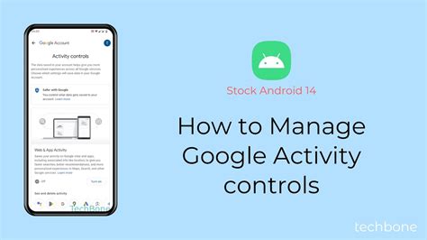 how to manage Google activity